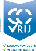 CO-vrij keurmerk: koolmonoxide vrij, veilige installatie